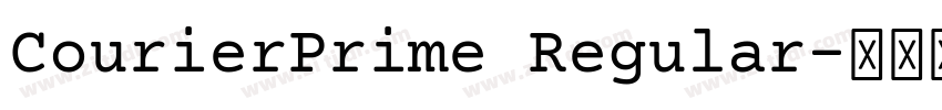 CourierPrime Regular字体转换